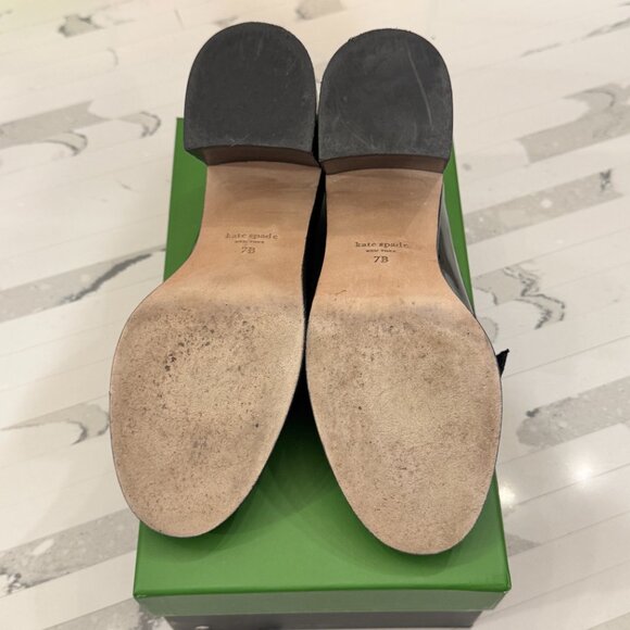 Kate Spade New York Women's Leandra Slip On Loafer High Heel Pumps Black - Picture 16 of 16